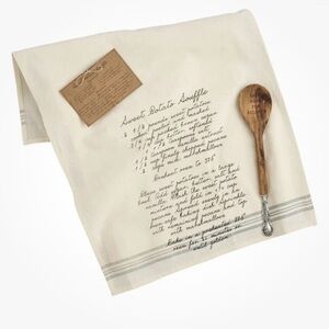 Mud Pie Holiday Sweet Potato Recipe Kitchen Towel And Spoon 3 Piece Gift Set